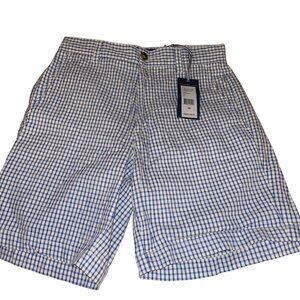 Vineyard Vines Mens Shorts Size 28 Blue Plaid Chino Breaker Pockets New